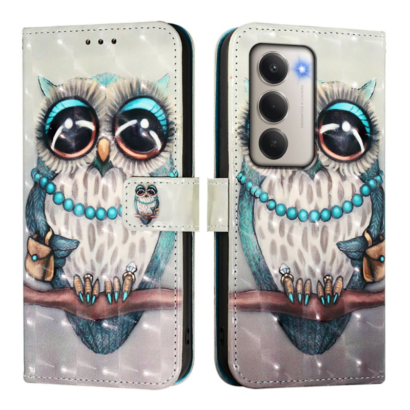 Capa Xiaomi Redmi 15 4G Coruja Cinzenta