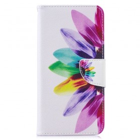 Capa Huawei Y7 2019 Flor de Aquarela