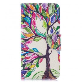 Capa Huawei Y7 2019 Árvore colorida