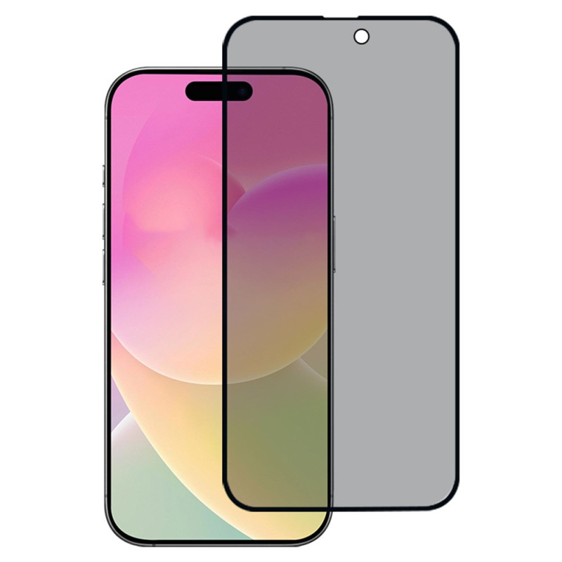 Proteção de vidro temperado anti-espionagem para o ecrã do iPhone 17