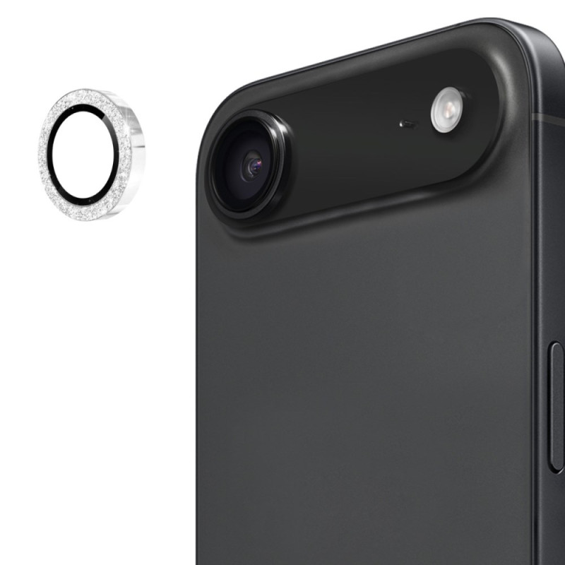 Protetor da protecção para lente
 da câmara para iPhone 17 Air Anel com design brilhante