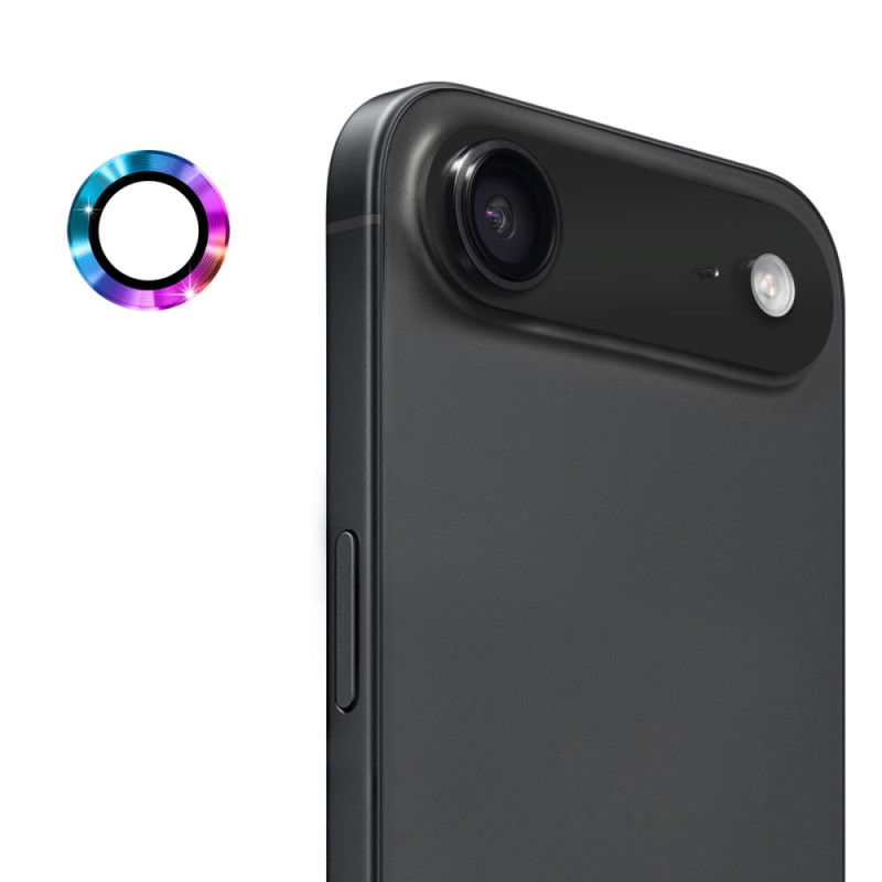 Protetor de protecção para lente
 de câmara para iPhone 17 Air Anel colorido