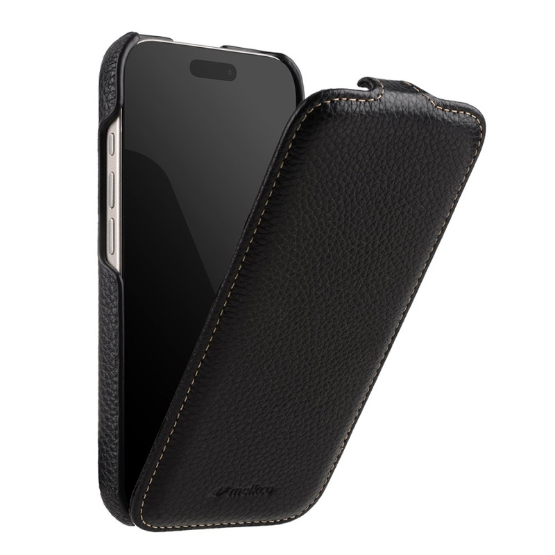 Capa para iPhone 17 Pro compatível com MagSafe com aba vertical de qualidade superior