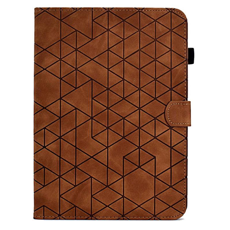 Capa Samsung Galaxy Tab A 10.5 (2018) Efeito camurça geométrico