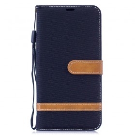 Huawei Y7 2019 Capa de tecido e de couro