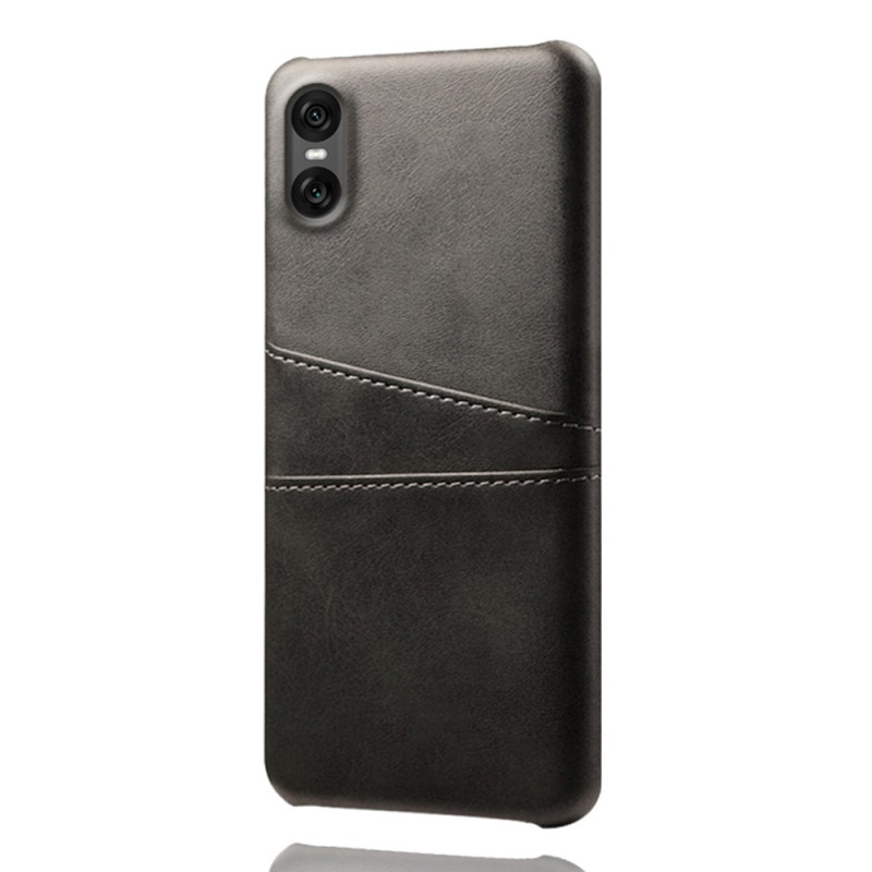 Capa de couro para cartão Sony Xperia 10 VII
