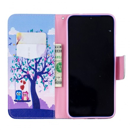 Xiaomi Redmi Note 7 Cover Owls On The Swing