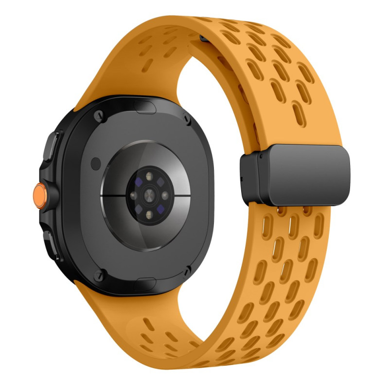 Bracelete respirável para Samsung Galaxy Watch8 Classic 46mm / Watch8 44mm / 40mm Silicone