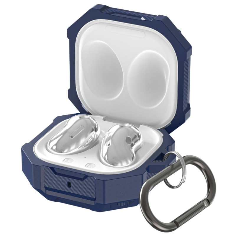 Capa ultra-resistente com mosquetão para Samsung Galaxy Buds2 / Buds Pro / Buds Live