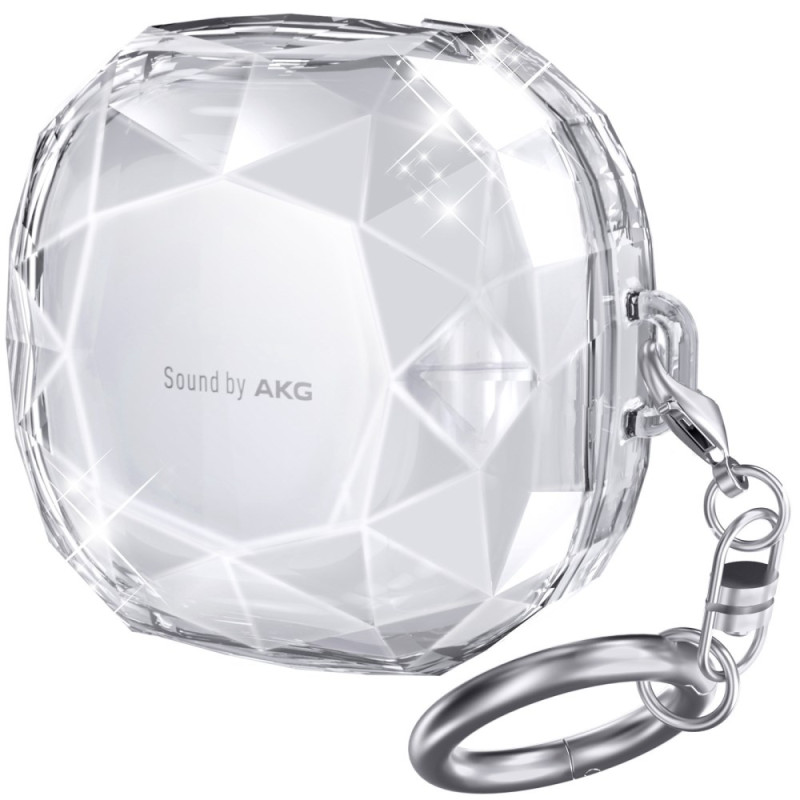 Capa com textura de diamante para Samsung Galaxy Buds2 / Buds Pro / Buds Live