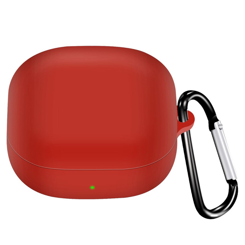 Capa colorida com mosquetão para Samsung Galaxy Buds2 Pro / Buds2 / Buds Pro / Buds Live
