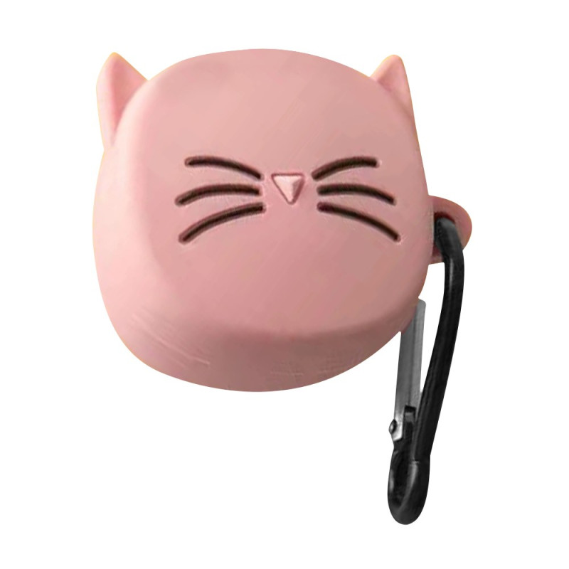 Capa para Samsung Galaxy Buds2 Gato cor-de-rosa