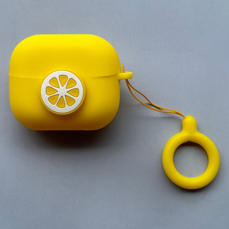 Capa Samsung Galaxy Buds3 Pro / Buds3 Amarelo-limão