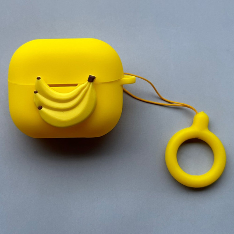Capa Samsung Galaxy Buds3 Pro / Buds3 Banana Amarelo