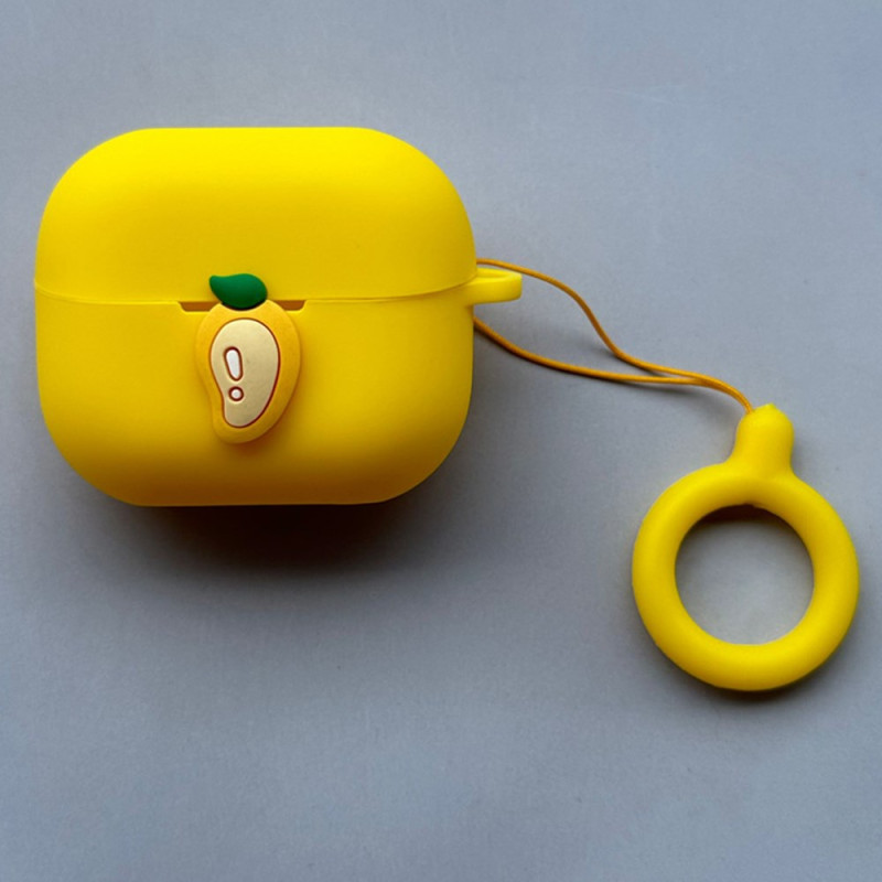Capa Samsung Galaxy Buds3 Pro / Buds3 Amarelo Cenoura
