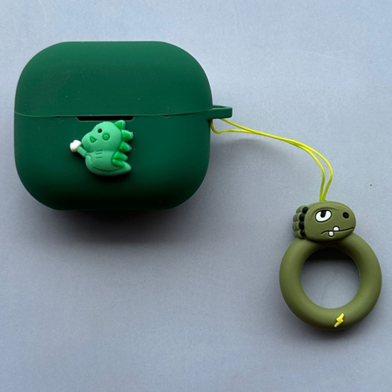 Capa para Samsung Galaxy Buds3 Pro / Buds3 Dinosaur Verde