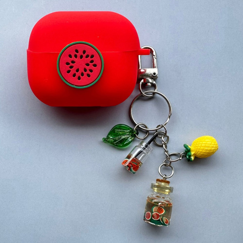 Capa de melancia com pingente para Samsung Galaxy Buds3 Pro / Buds3
