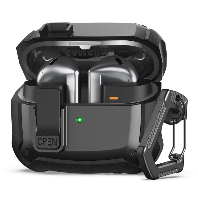 Capa Samsung Galaxy Buds3 Pro / Buds3 com mosquetão