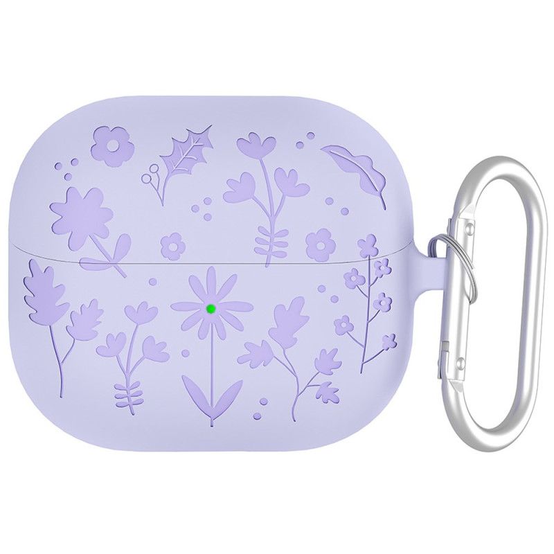 Capa de silicone Samsung Galaxy Buds3 Pro / Buds3 Design floral