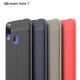 Xiaomi Redmi Note 7 Capa de Couro Linha Dupla de Efeito Lychee