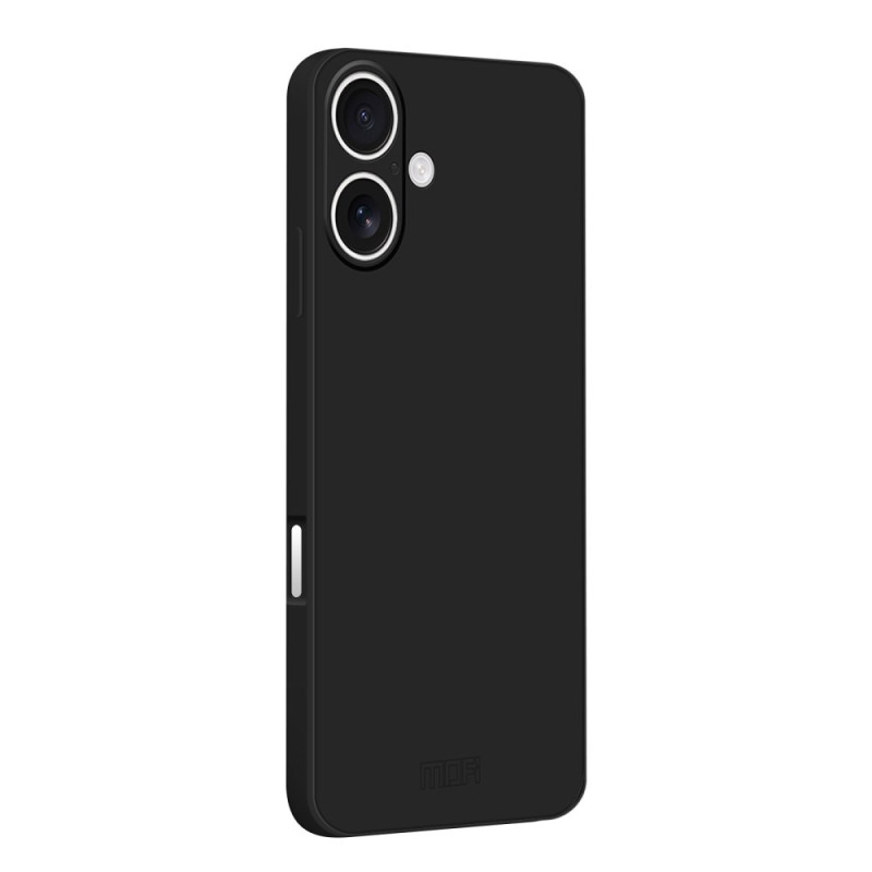 Capa de silicone para iPhone 16 com revestimento em microfibra