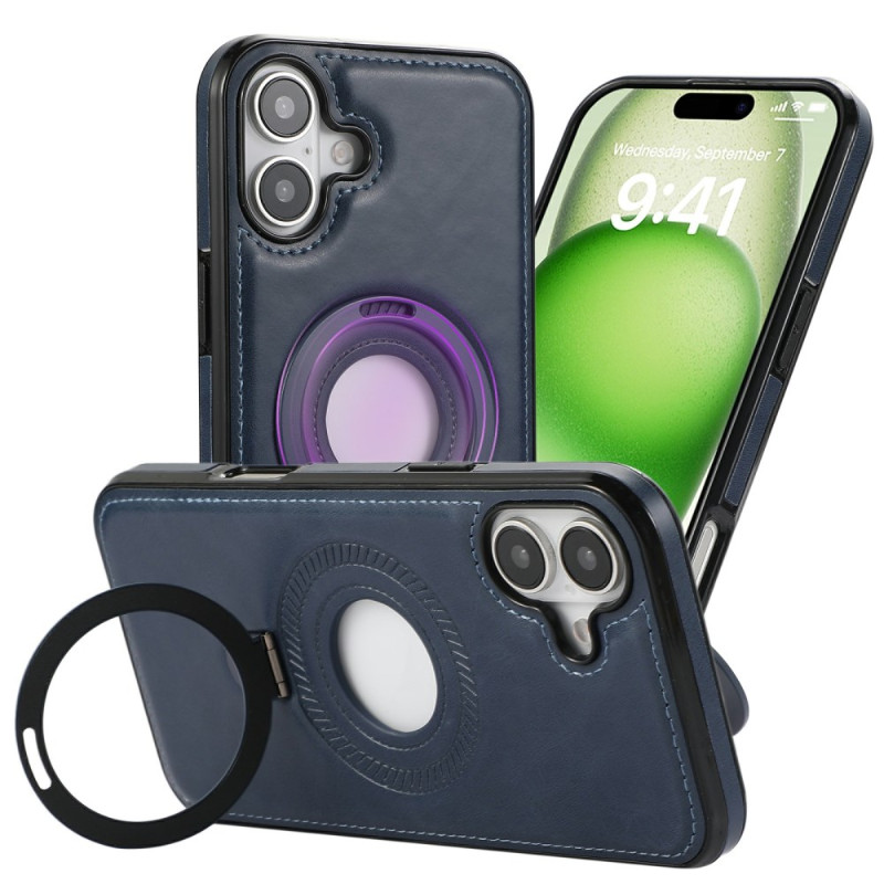 Capa magnética com efeito de pele para iPhone 16