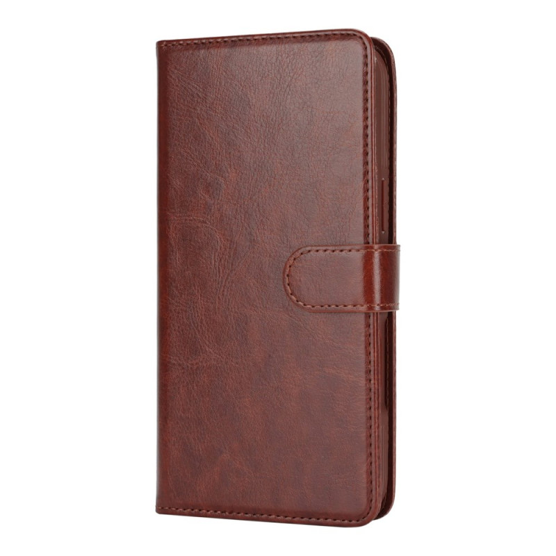 Capa em pele compatível com MagSafe para iPhone 16 Plus