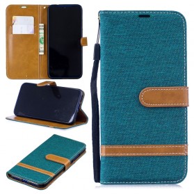 Xiaomi redmi Nota 7 Capa de Tecido e Efeito Couro