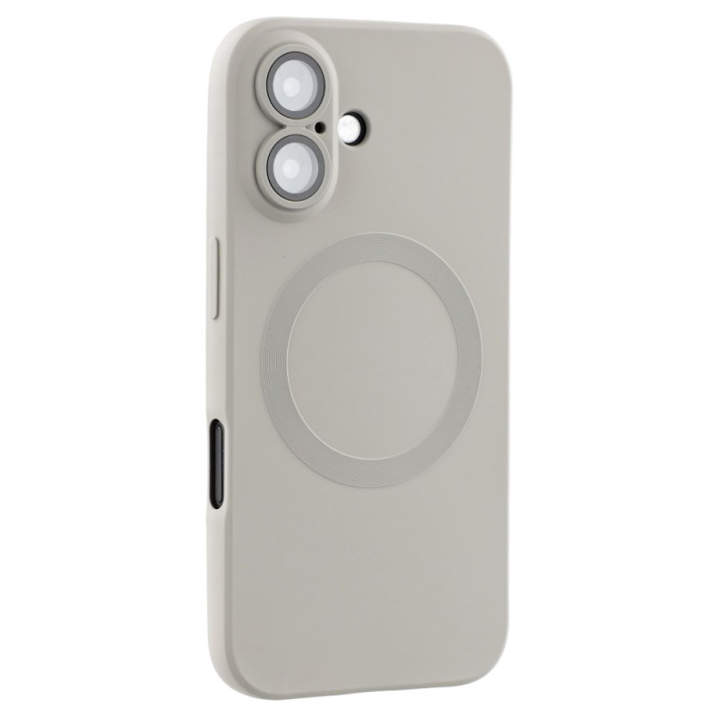 Capa compatível com MagSafe para iPhone 16 Plus com protetor de protecção para lente
