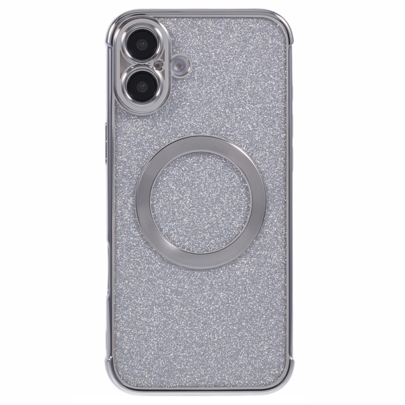 Capa transparente brilhante para iPhone 16 Plus