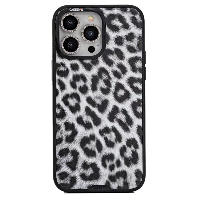 Capa para iPhone 16 Pro Max MagSafe Leopard Placa posterior amovível