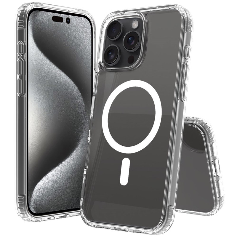Capa MagSafe transparente para iPhone 16 Pro Max