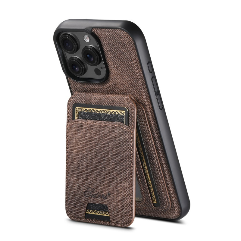 Capa para iPhone 16 Pro Max MagSafe 2 em 1 para cartão SUTENI