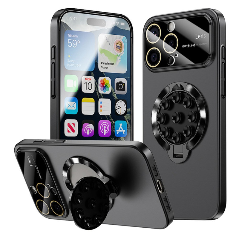 Capa para iPhone 16 Pro Max Suporte para ventosa MagSafe