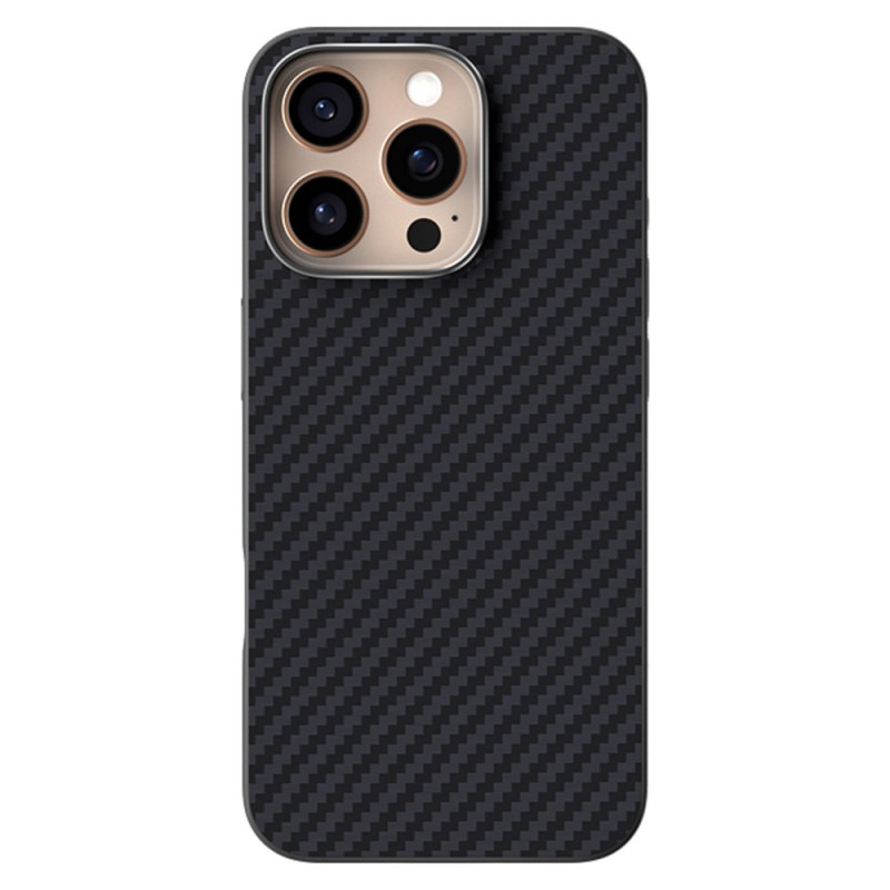 Capa iPhone 16 Pro Max MagSafe Design em fibra de carbono