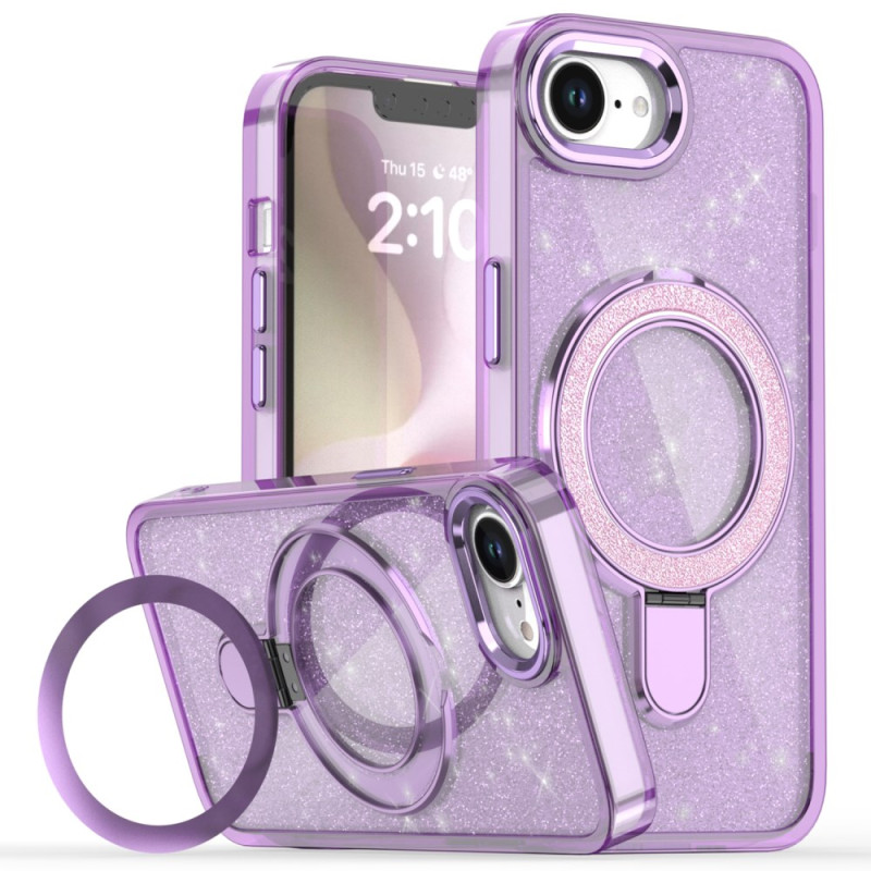 Capa MagSafe Glitter Design para iPhone 16E