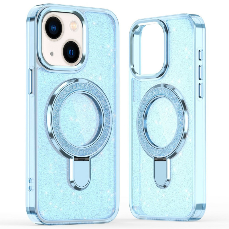 Capa MagSafe Glitter Design para iPhone 15