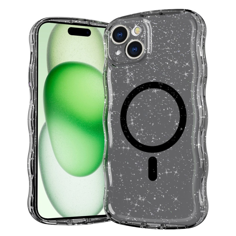 Phone 15 Capa MagSafe Glitter