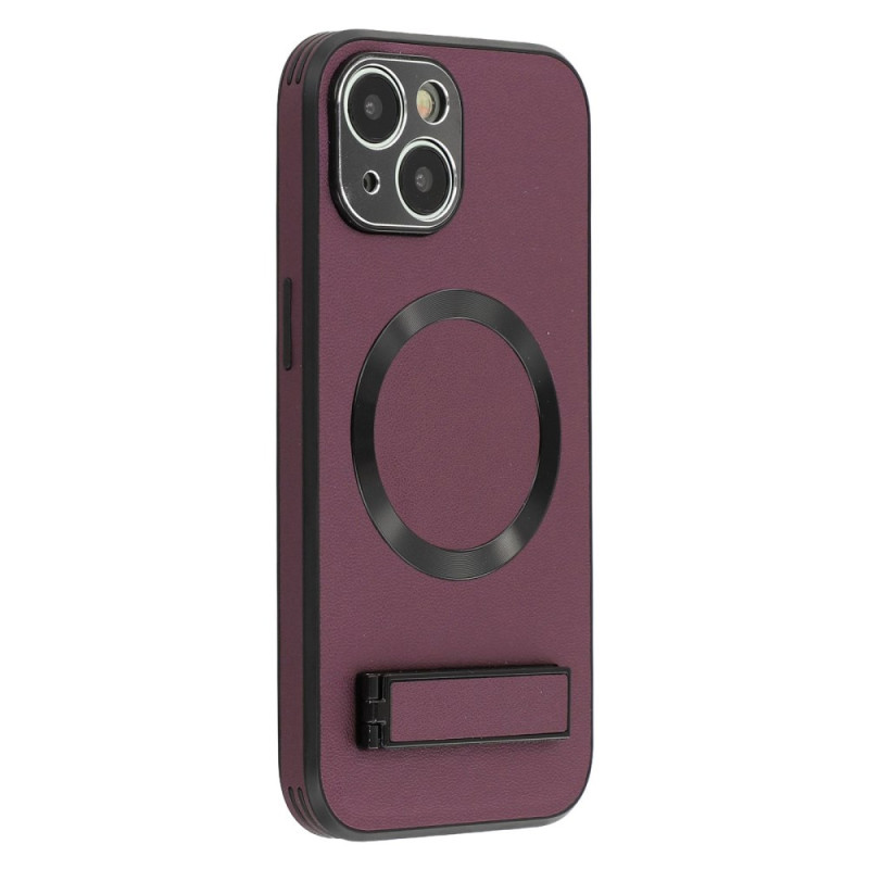 Capa MagSafe Leatherette para iPhone 15 com suporte