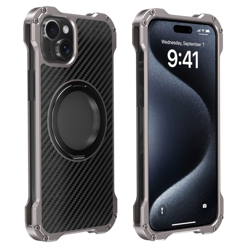 Capa iPhone 15 Suporte rotativo R-JUST