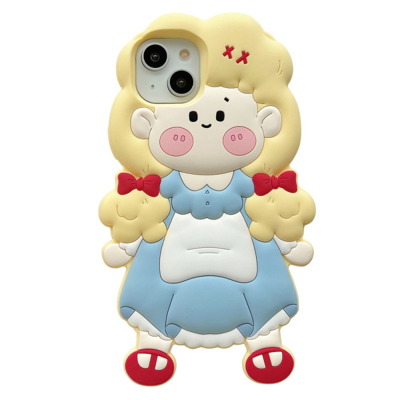 Capa iPhone 15 Rapariga Loira
