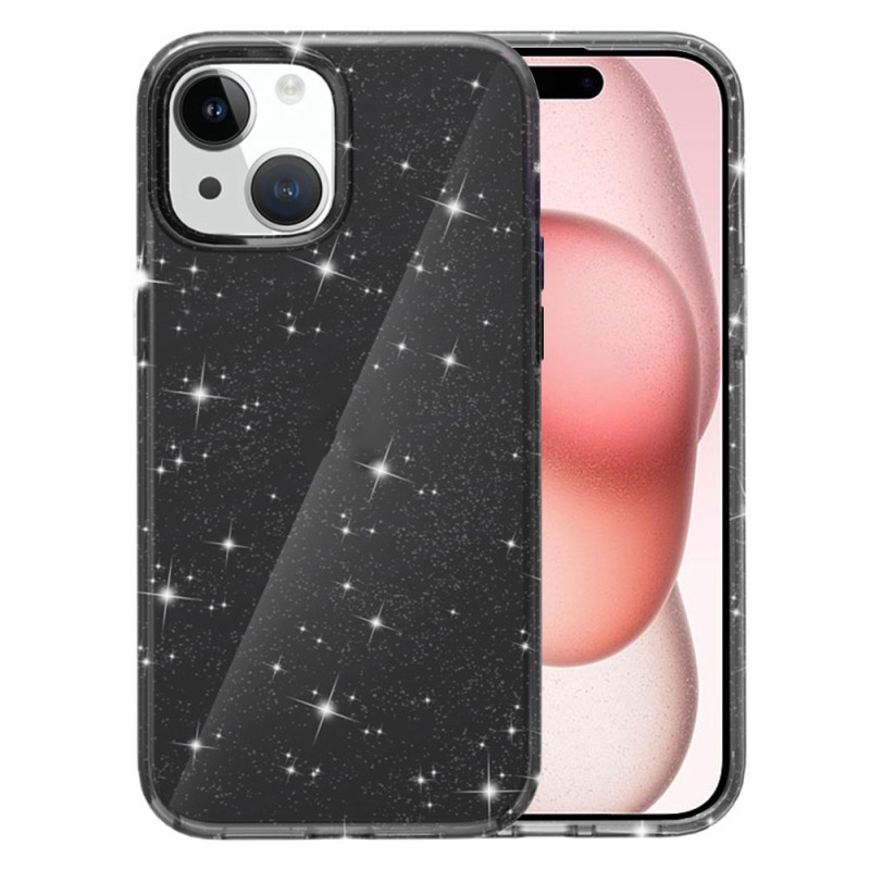Capa para iPhone 15 colorida e com purpurinas