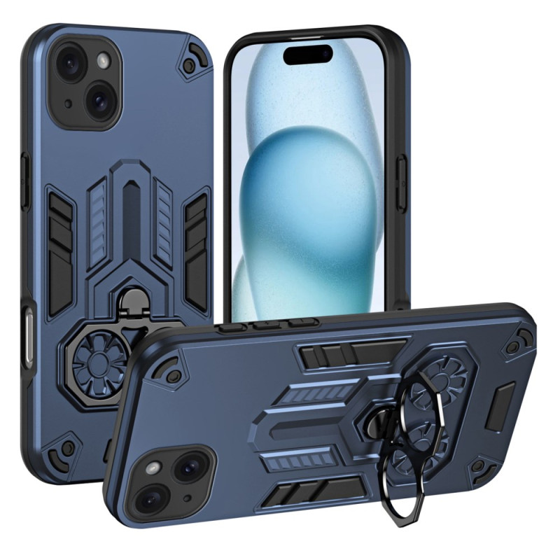 Anel de suporte integrado da capa para iPhone 15