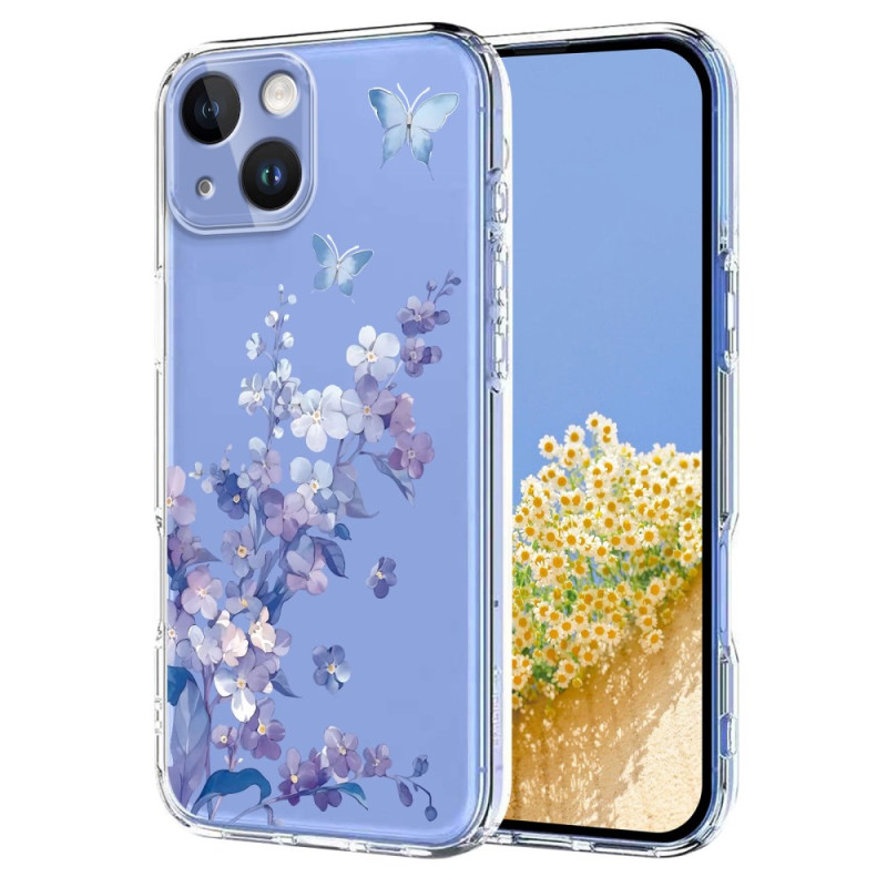 Capa iPhone 15 Fleurettes transparentes