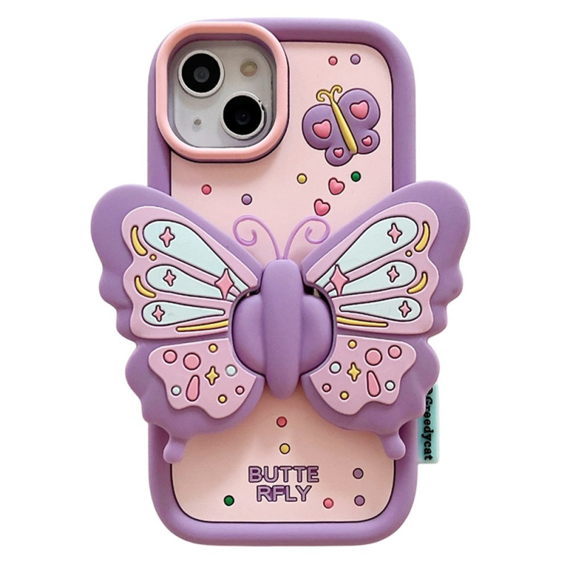 Capa iPhone 15 Butterfly Support