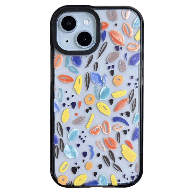Capa para iPhone 15 com grafite aquarela