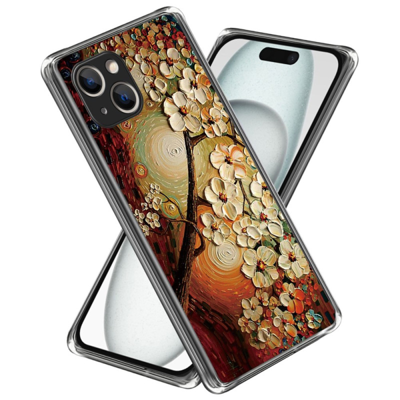 Capa iPhone 15 Padrão floral
