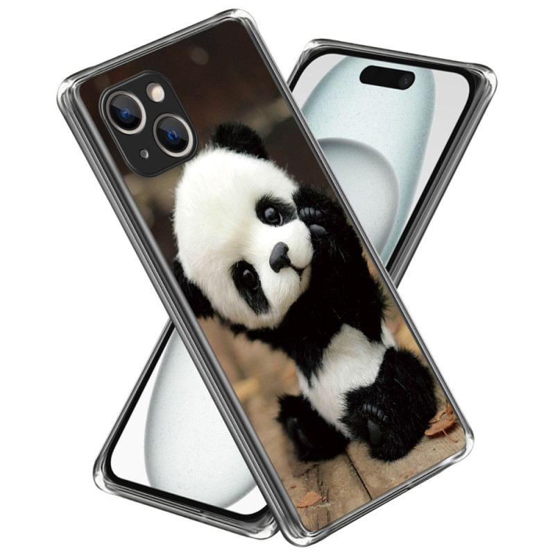 Capa fina e elegante para iPhone 15 - Design panda