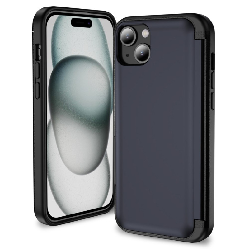 Capa para iPhone 15 com suporte para cartões e suporte