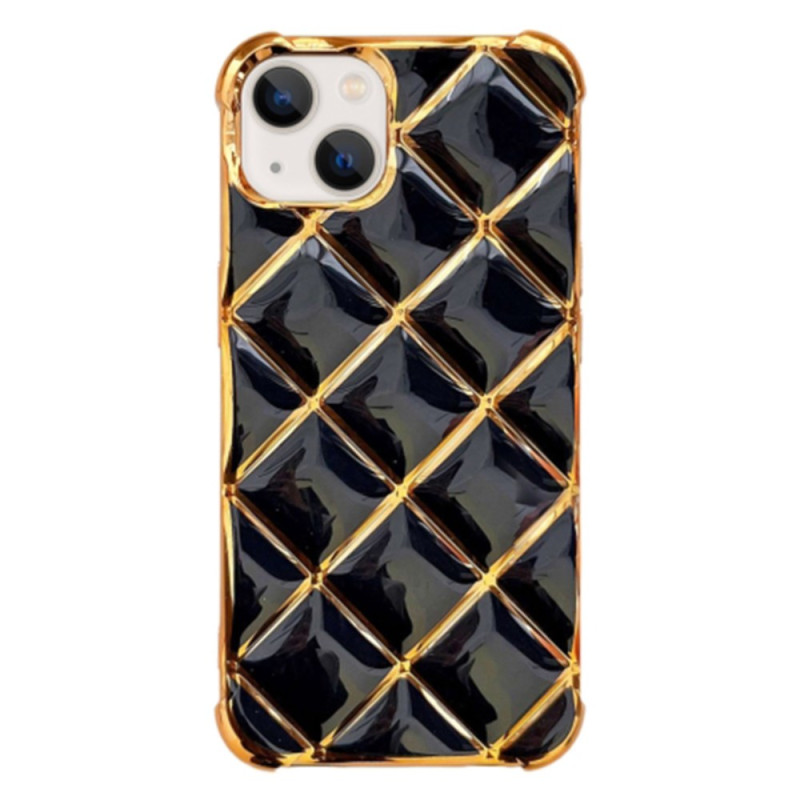 Capa para iPhone 15 com padrão de diamante